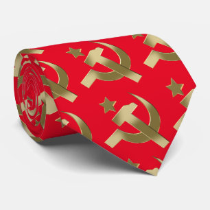 Hammer and sickle tie
