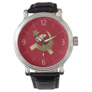 Hammer and sickle watch