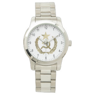 Hammer and sickle watch