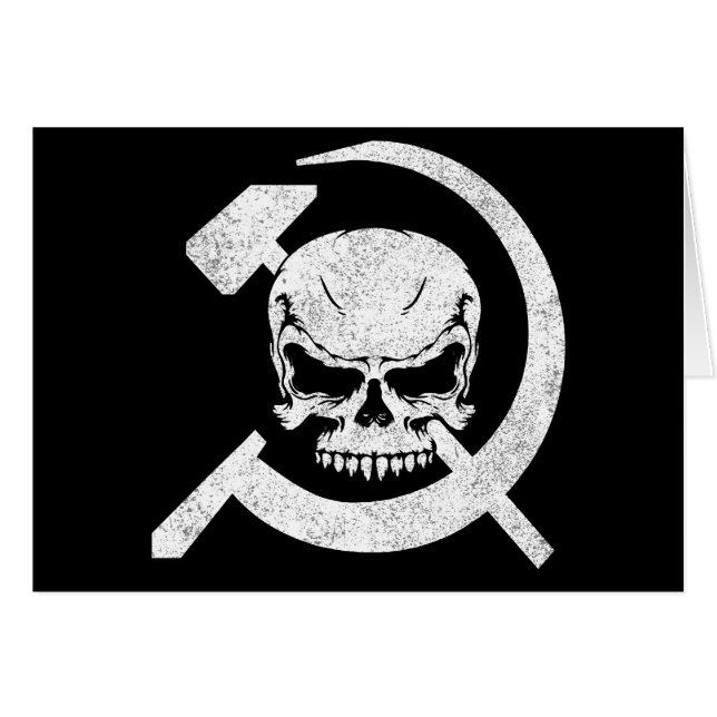Hammer and Sickle with Skull (Front Horizontal)