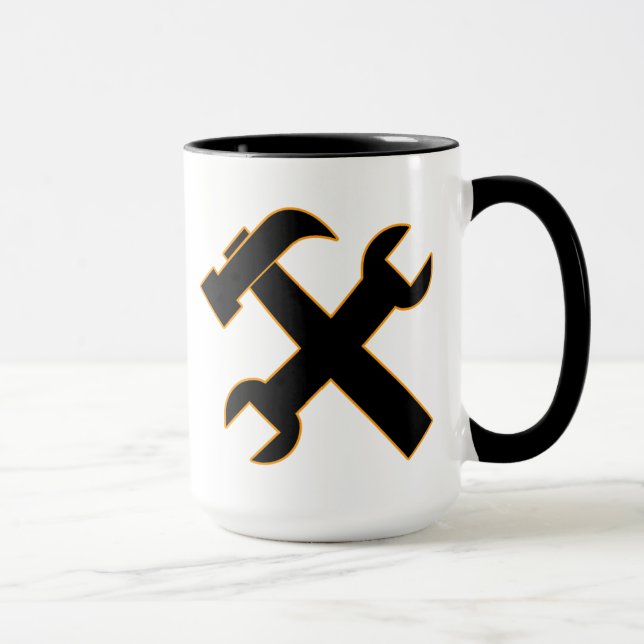 Hammer and Spanner Mug (Right)