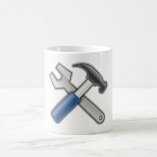 Hammer and Wrench Coffee Mug