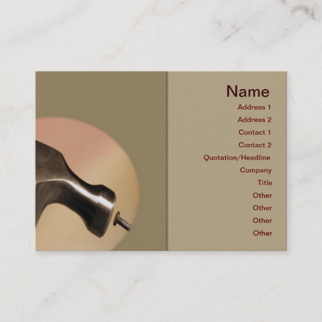 Hammer Business Card (Front)