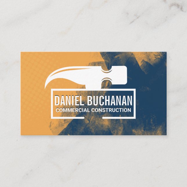 Hammer | Construction Builds Business Card (Front)