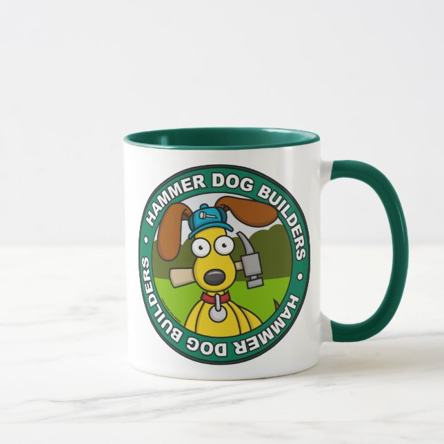 Hammer Dog Builders Mug (Right)