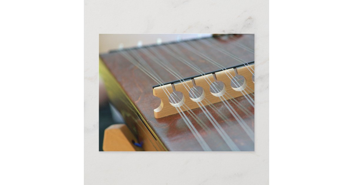 Hammer Dulcimer Bridge To Your Imagination. Postcard Zazzle