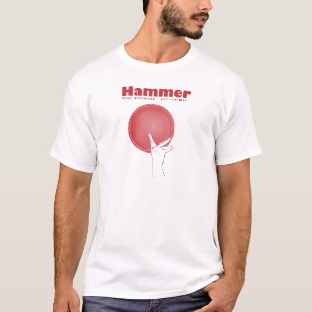 Hammer in RED T-Shirt (Front)