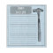Hammer It Out Fix It Chore List Monogram