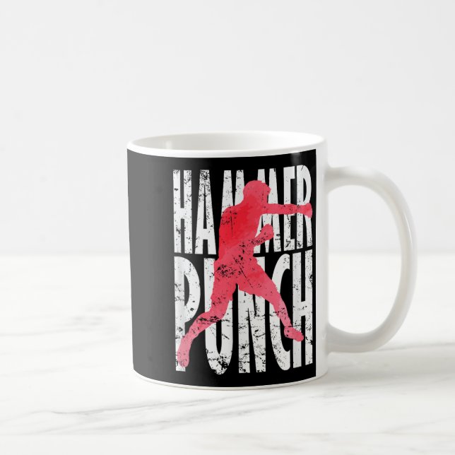 Hammer Punch Boxing MMA Coffee Mug (Right)