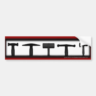 Hammer Shadows Bumpersticker Bumper Sticker