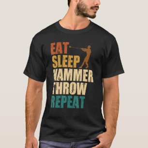 Hammer Throwing Throw Thrower Track Field Athletic T-Shirt
