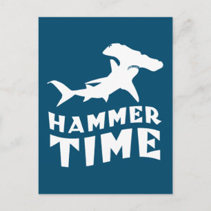 Hammer Time   Design For Hammerhead Shark Lovers Postcard