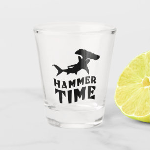 Hammer Time Design For Hammerhead Shark Lovers Shot Glass