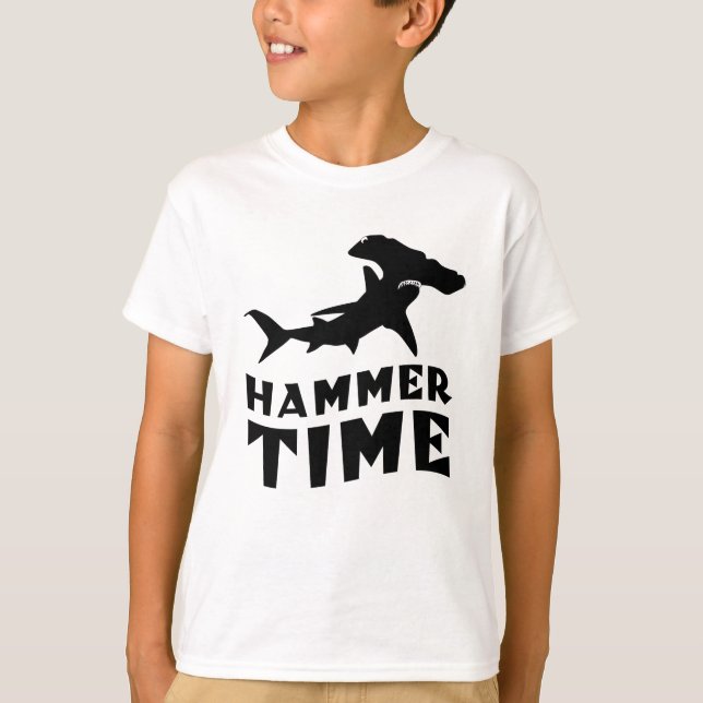 Hammer Time | Design For Hammerhead Shark Lovers T-Shirt (Front)