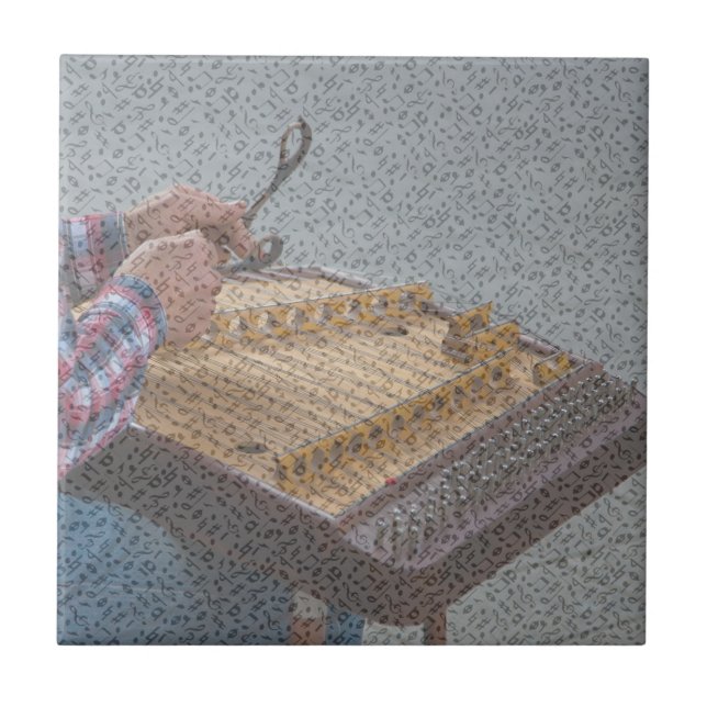 HAMMERED DULCIMER TILE (Front)