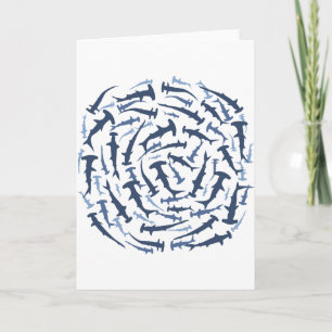 hammerhai hammerhead shark scuba diving card