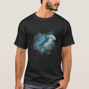 Hammerhead Deep Ocean Creatures and Rift Life T-Shirt