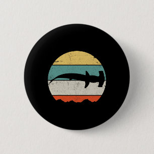 Hammerhead Shark 2 Inch Round Button