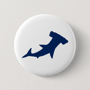 Hammerhead Shark 2 Inch Round Button