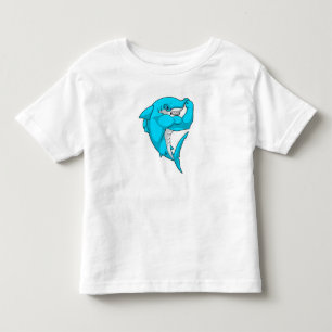 Hammerhead shark as Bodybuilder at Bodybuilding Toddler T-shirt