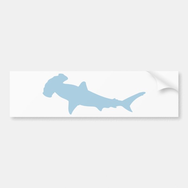 Hammerhead Shark Bumper Sticker (Front)