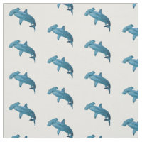 Hammerhead shark cartoon illustration