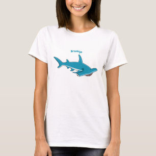 Hammerhead shark cartoon illustration  T-Shirt