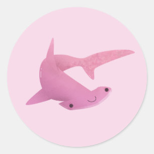 Hammerhead Shark Classic Round Sticker