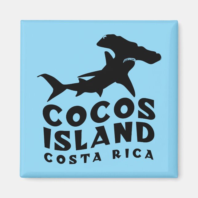 Hammerhead Shark Cocos Island Magnet (Front)