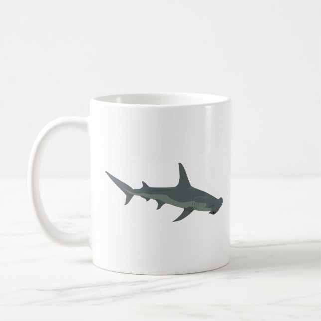 Hammerhead Shark Coffee Mug (Left)