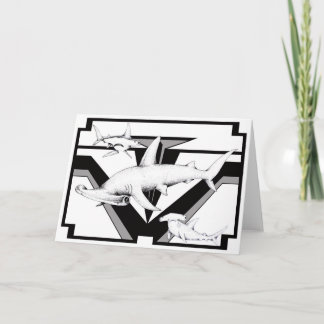 Hammerhead Shark Greeting Card