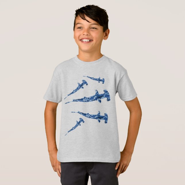 Hammerhead shark t-shirt (Front Full)