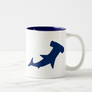 Hammerhead Shark Two-Tone Coffee Mug