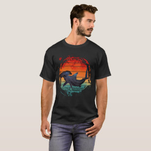 HAMMERHEAD SHARK VINTAGE SUNSET T-Shirt