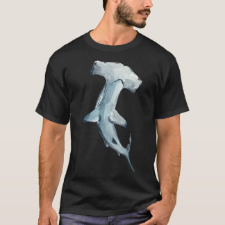 Hammerhead shark watercolor Classic T-Shirt