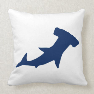 Hammerhead Sharks Throw Pillow