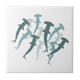Hammerhead Sharks Tile