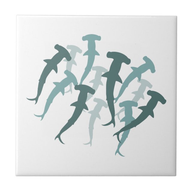 Hammerhead Sharks Tile (Front)