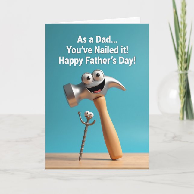 Hammers Fathers Day Cheer Card (Front)