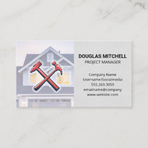 Hammers   Residential Home Business Card