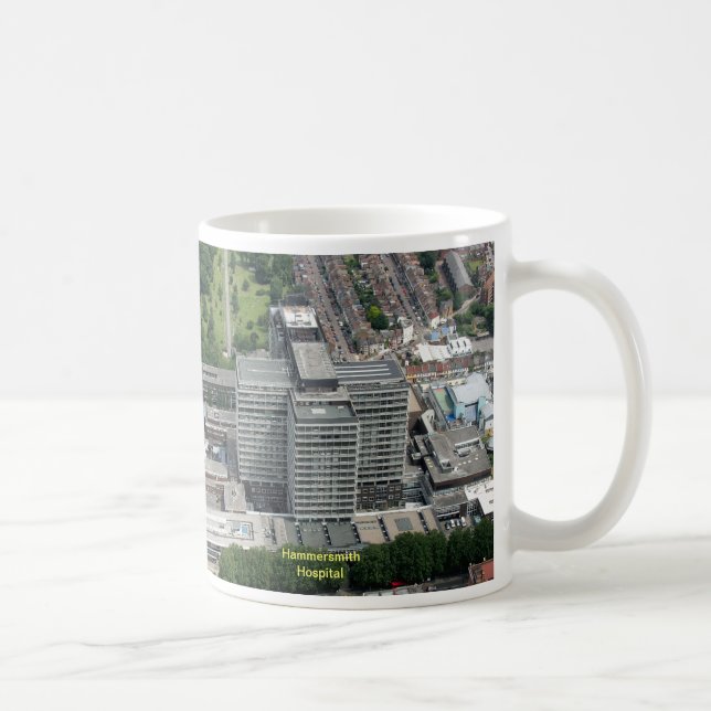 Hammersmith Hospital, London. Coffee Mug (Right)