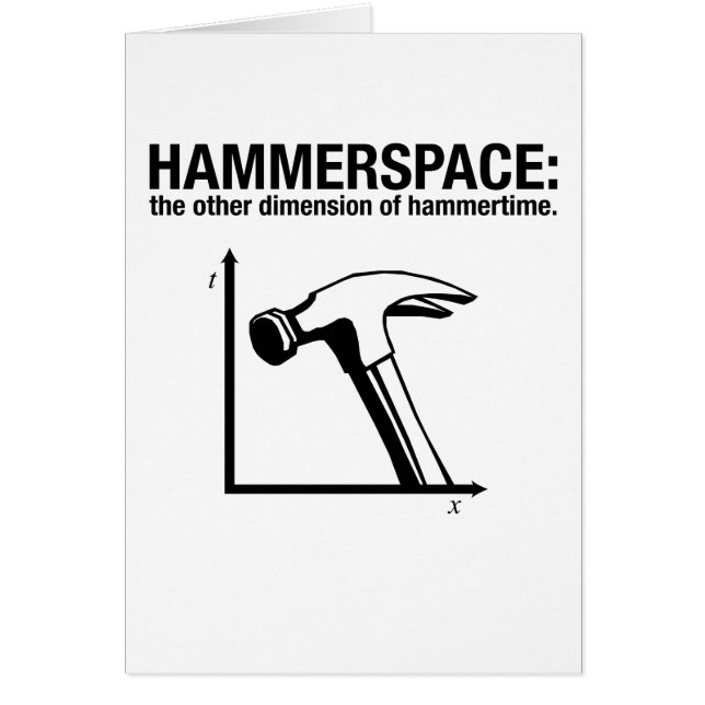 hammerspace : l'autre dimension de hammertime. (Devant)
