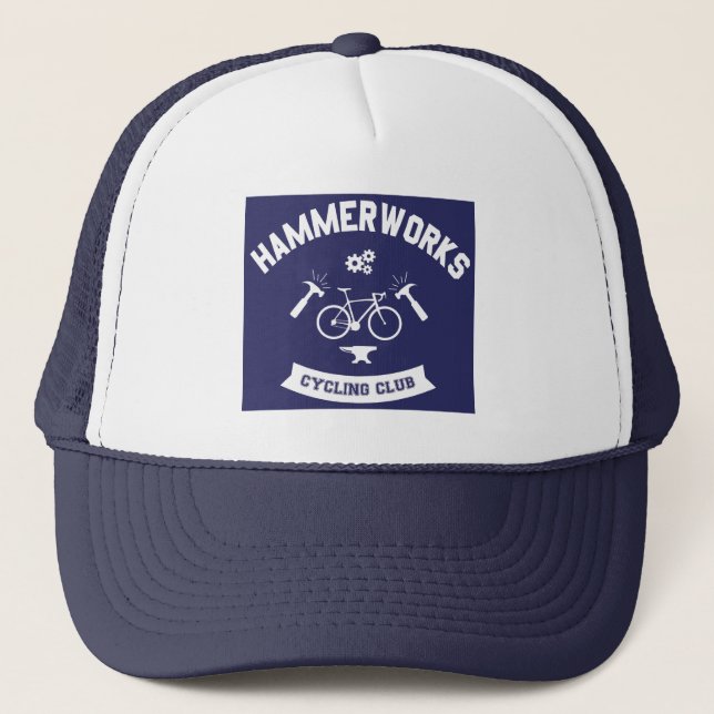 Hammerworks Cycling Club Trucker Hat (Front)