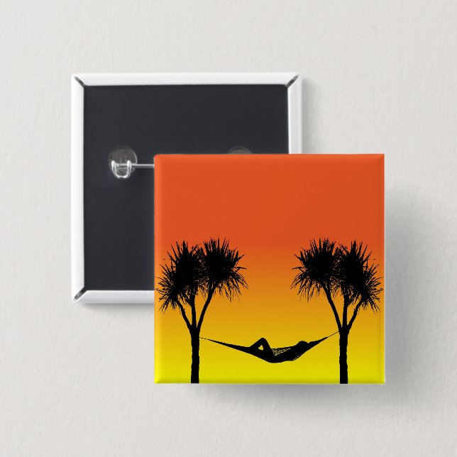 Hammock 2 Inch Square Button (Front & Back)