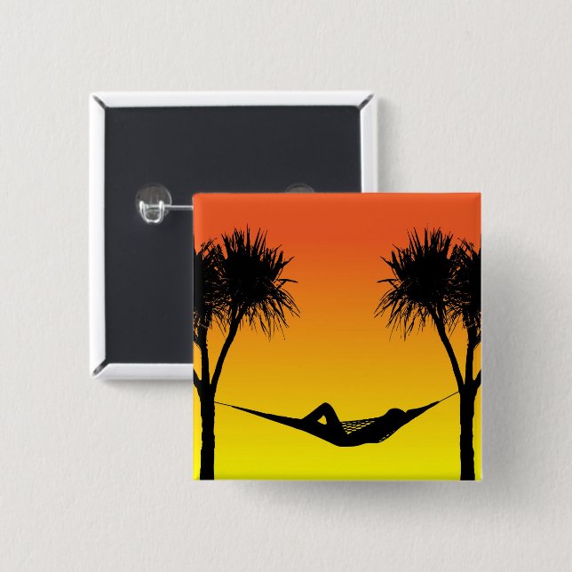 Hammock 2 Inch Square Button (Front & Back)