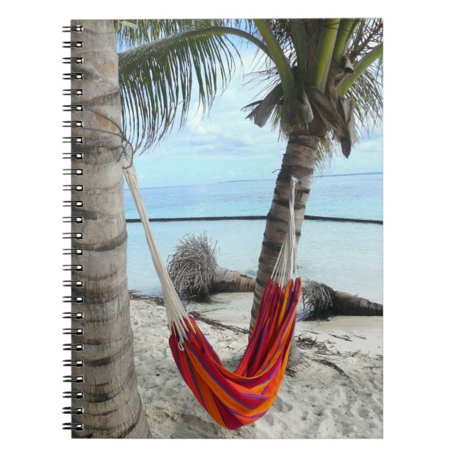 Hammock by the Beach Notebook (Front)
