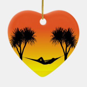 Hammock Ceramic Ornament