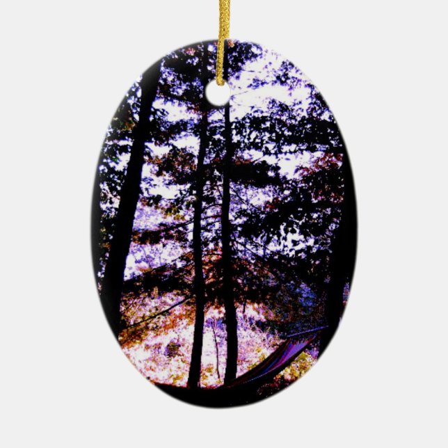Hammock Living Ceramic Ornament (Front)