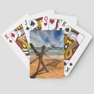 Hammock on a Tropical Beach Resort   Thailand Playing Cards