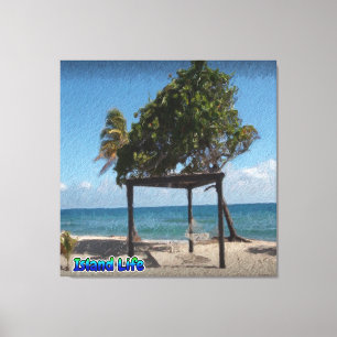 Hammock on the Beach  Canvas Print